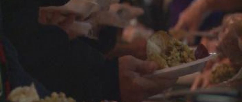 Thanksgiving meal feeds more than 100 homeless and struggling